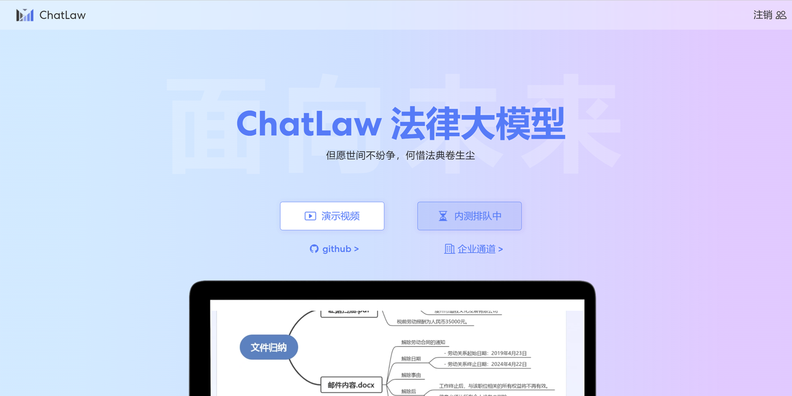 Chatlaw面向未来的法律人工智能