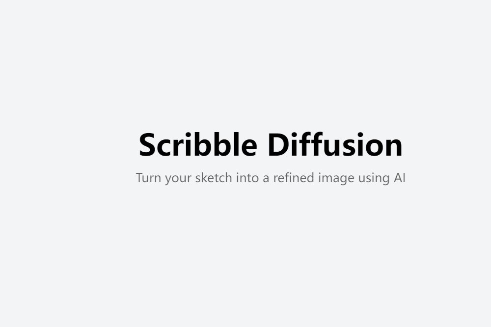 Scribble Diffusion | Turn your sketch into a refined image using AI - AIBetas