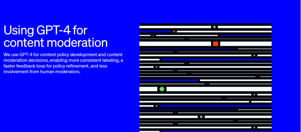 图片[1] - OpenAI宣布使用GPT-4审核内容，工作周期大幅缩短 - AIBetas