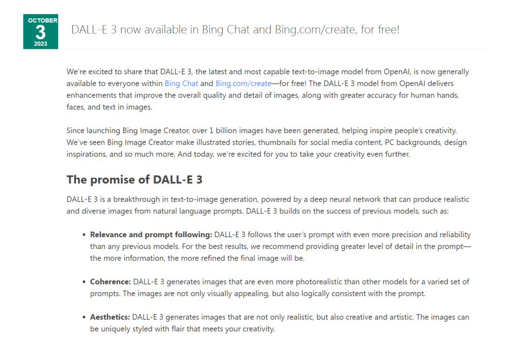 图片[1] - OpenAI的DALL-E 3登陆Bing，推动图像创作工具再次升级！ - AIBetas